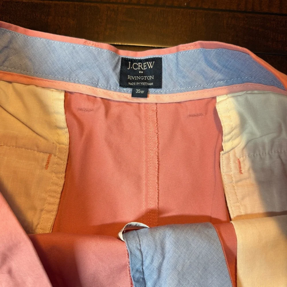 J Crew Rivington Pink Chino Shorts